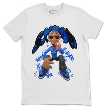 Air Jordan 1 Royal Reimagined shirt to match jordans Snoop sneaker tees AJ1 OG HIGH Royal Reimagined SNRT Sneaker Release Tees Unisex White 2 T-Shirt