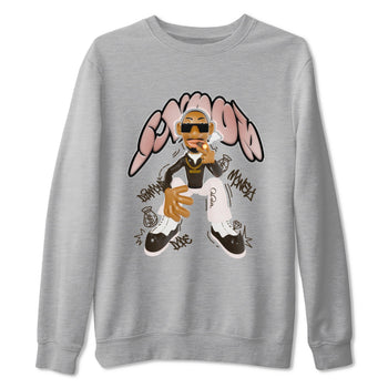 Air Jordan 11 Neapolitan shirt to match jordans Snoop sneaker tees AJ11 Neapolitan SNRT Sneaker Release Tees Unisex Heather Grey 2 T-Shirt