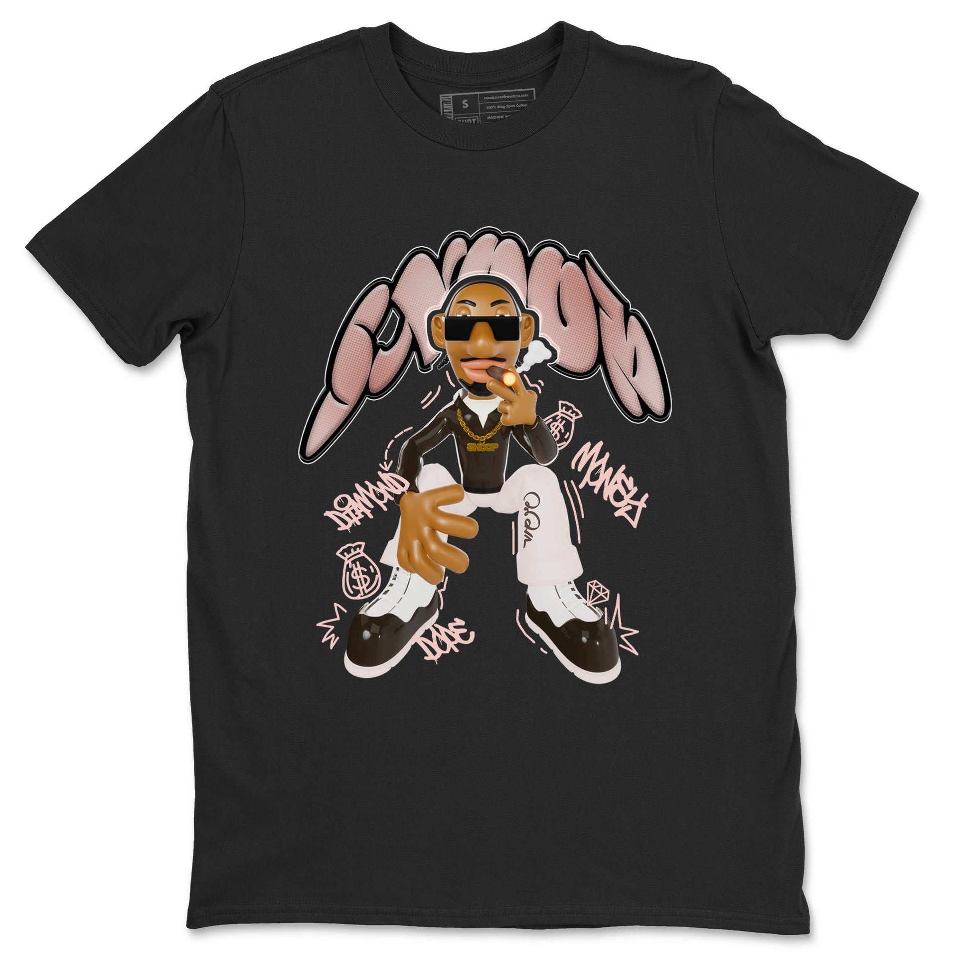 Air Jordan 11 Neapolitan shirt to match jordans Snoop sneaker tees AJ11 Neapolitan SNRT Sneaker Release Tees Unisex Black 2 T-Shirt