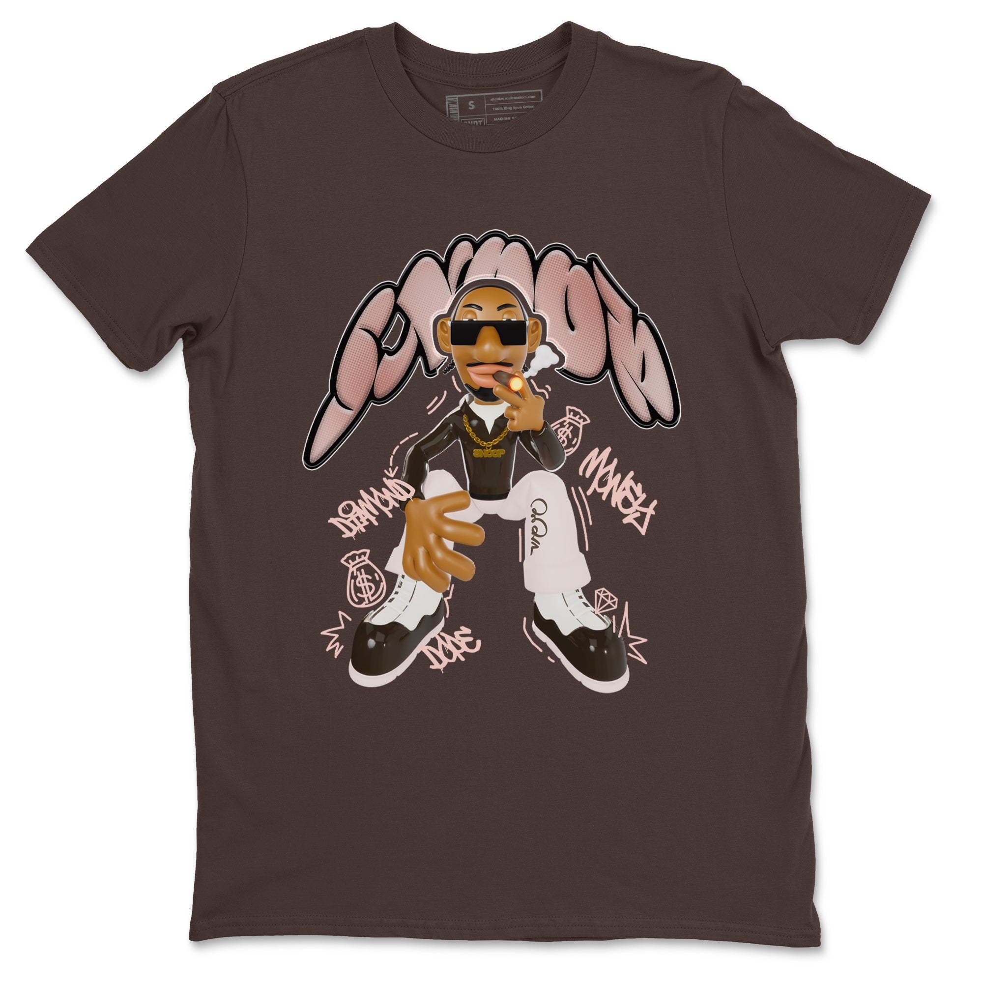 Air Jordan 11 Neapolitan shirt to match jordans Snoop sneaker tees AJ11 Neapolitan SNRT Sneaker Release Tees Unisex Dark Chocolate 2 T-Shirt