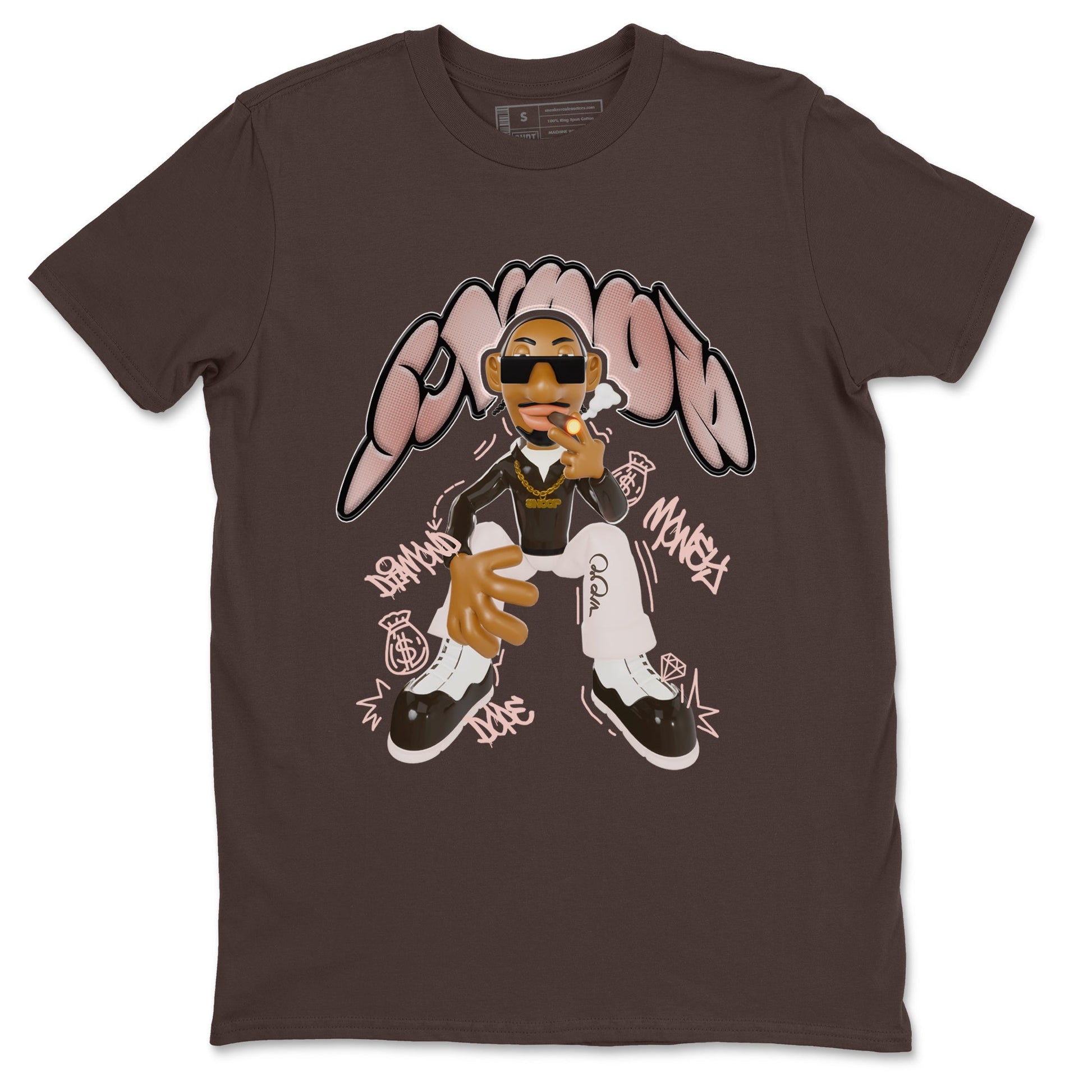 Air Jordan 11 Neapolitan shirt to match jordans Snoop sneaker tees AJ11 Neapolitan SNRT Sneaker Release Tees Unisex Dark Chocolate 2 T-Shirt