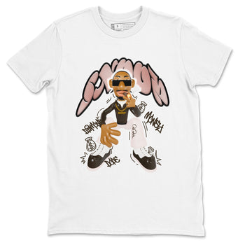 Air Jordan 11 Neapolitan shirt to match jordans Snoop sneaker tees AJ11 Neapolitan SNRT Sneaker Release Tees Unisex White 2 T-Shirt