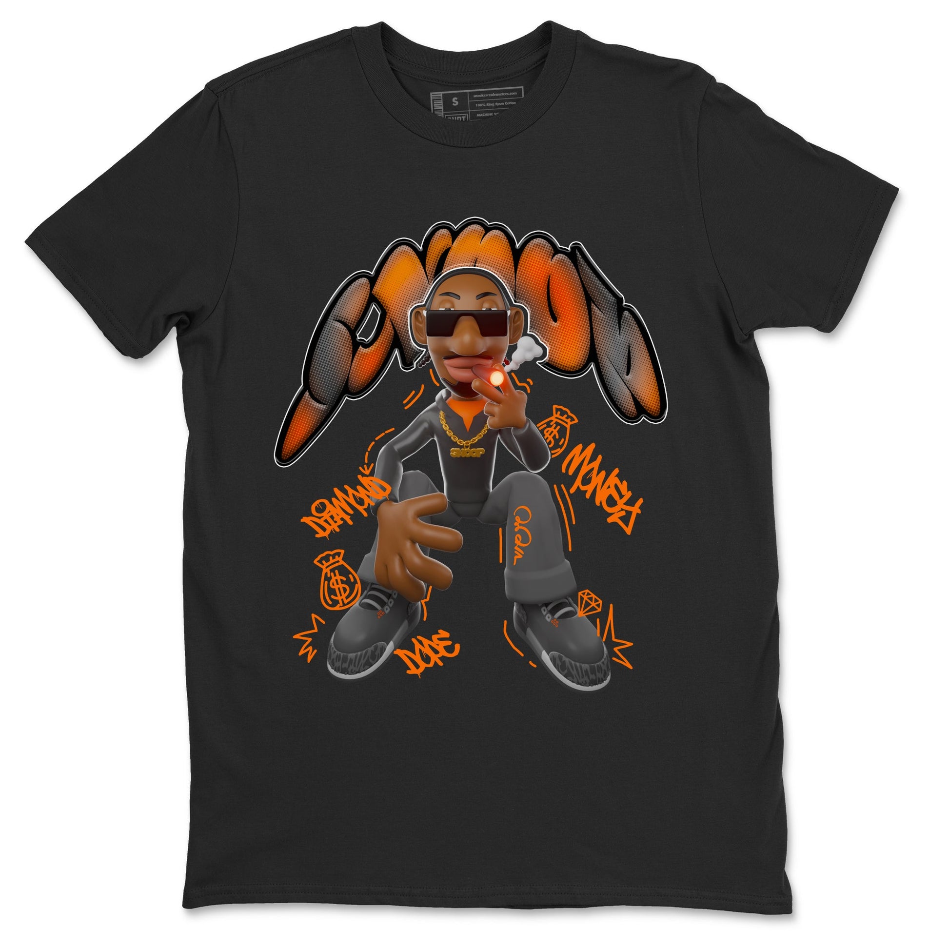 Air Jordan 3 Fear shirt to match jordans Snoop sneaker tees AJ3 Fear SNRT Sneaker Release Tees Unisex Black 2 T-Shirt