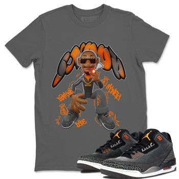 Air Jordan 3 Fear shirt to match jordans Snoop sneaker tees AJ3 Fear SNRT Sneaker Release Tees Unisex Cool Grey 1 T-Shirt
