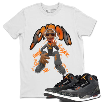 Air Jordan 3 Fear shirt to match jordans Snoop sneaker tees AJ3 Fear SNRT Sneaker Release Tees Unisex White 1 T-Shirt