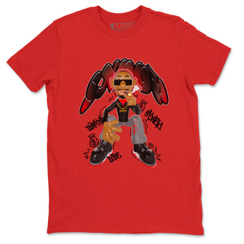 4s Bred Reimagined shirt to match jordans Snoop sneaker tees Air Jordan 4 Bred Reimagined SNRT Sneaker Release Tees Unisex Red 2 T-Shirt