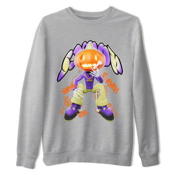 Air Jordan 4 Canyon Purple shirt to match jordans Snoop sneaker tees AJ4 Canyon Purple SNRT Sneaker Release Tees Unisex Heather Grey 2 T-Shirt, Halloween tshirt