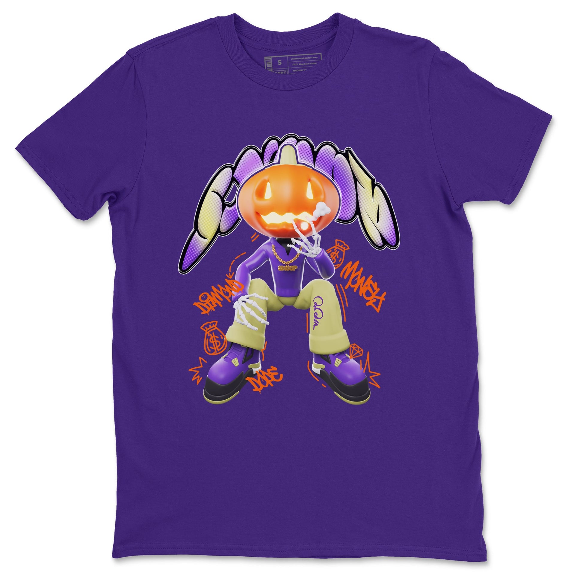 Air Jordan 4 Canyon Purple shirt to match jordans Snoop sneaker tees AJ4 Canyon Purple SNRT Sneaker Release Tees Unisex Purple 2 T-Shirt, Halloween tshirt