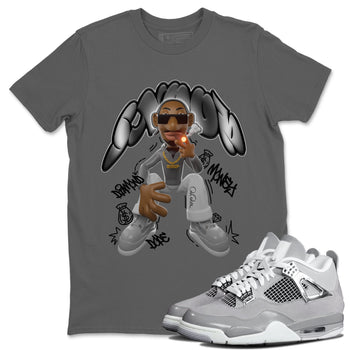 Air Jordan 4 Light Iron Ore shirt to match jordans Snoop sneaker tees AJ4 Frozen Moments SNRT Sneaker Release Tees Unisex Cool Grey 1 T-Shirt