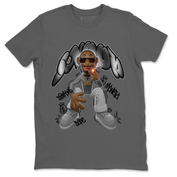 Air Jordan 4 Light Iron Ore shirt to match jordans Snoop sneaker tees AJ4 Frozen Moments SNRT Sneaker Release Tees Unisex Cool Grey 2 T-Shirt