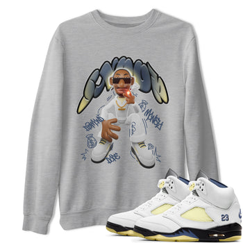 Air Jordan 5 A Ma Maniere x Photon Dust shirt to match jordans Snoop sneaker tees Jordan 5 A Ma Maniere "Dawn" SNRT Sneaker Release Tees Unisex Heather Grey 1 T-Shirt