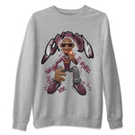 Air Jordan 5 Burgundy shirt to match jordans Snoop sneaker tees AJ5 Burgundy SNRT Sneaker Release Tees Unisex Heather Grey 2 T-Shirt