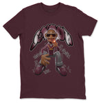 Air Jordan 5 Burgundy shirt to match jordans Snoop sneaker tees AJ5 Burgundy SNRT Sneaker Release Tees Unisex Maroon 2 T-Shirt