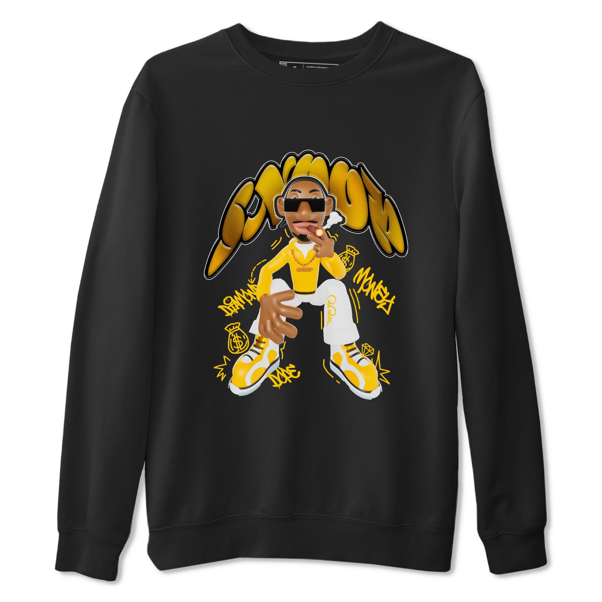6s Yellow Ochre shirt to match jordans Snoop sneaker tees Air Jordan 6 Yellow Ochre SNRT Sneaker Release Tees Unisex Black 2 T-Shirt