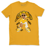 6s Yellow Ochre shirt to match jordans Snoop sneaker tees Air Jordan 6 Yellow Ochre SNRT Sneaker Release Tees Unisex Gold 2 T-Shirt
