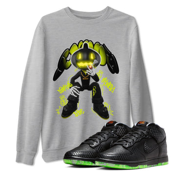Dunk Mid Premium shirt to match jordans Snoop sneaker tees halloween horror nights Nike Dunk Halloween SNRT Sneaker Release Tees Unisex Heather Grey 1 T-Shirt