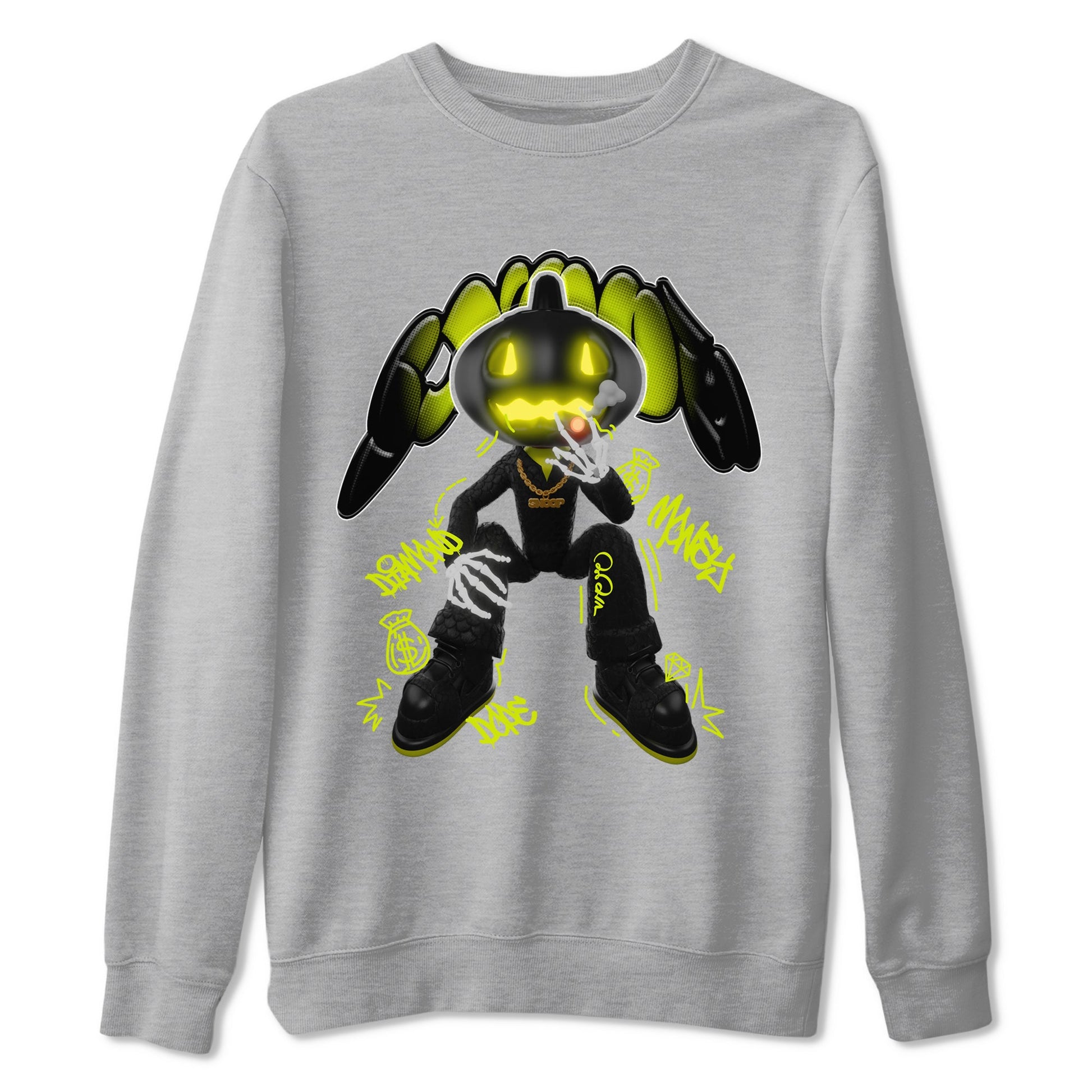 Dunk Mid Premium shirt to match jordans Snoop sneaker tees halloween horror nights Nike Dunk Halloween SNRT Sneaker Release Tees Unisex Heather Grey 2 T-Shirt