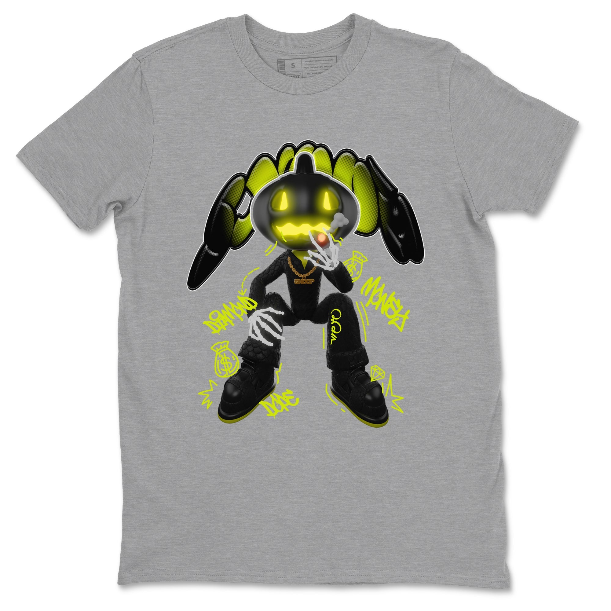 Dunk Mid Premium shirt to match jordans Snoop sneaker tees halloween horror nights Nike Dunk Halloween SNRT Sneaker Release Tees Unisex Heather Grey 2 T-Shirt
