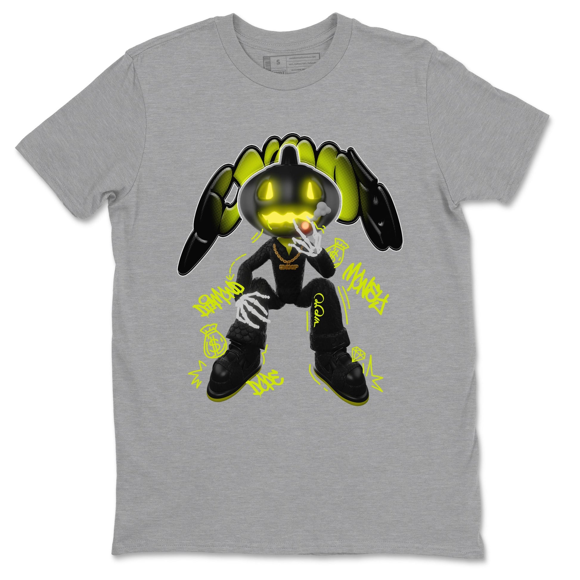 Dunk Mid Premium shirt to match jordans Snoop sneaker tees halloween horror nights Nike Dunk Halloween SNRT Sneaker Release Tees Unisex Heather Grey 2 T-Shirt