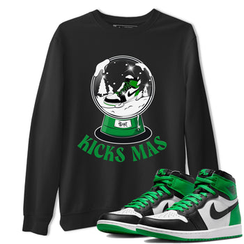 Air Jordan 1 Celtics shirt to match jordans Snow Ball sneaker tees Santa Gift AJ1 Celtics SNRT Sneaker Release Tees Unisex Black 1 T-Shirt
