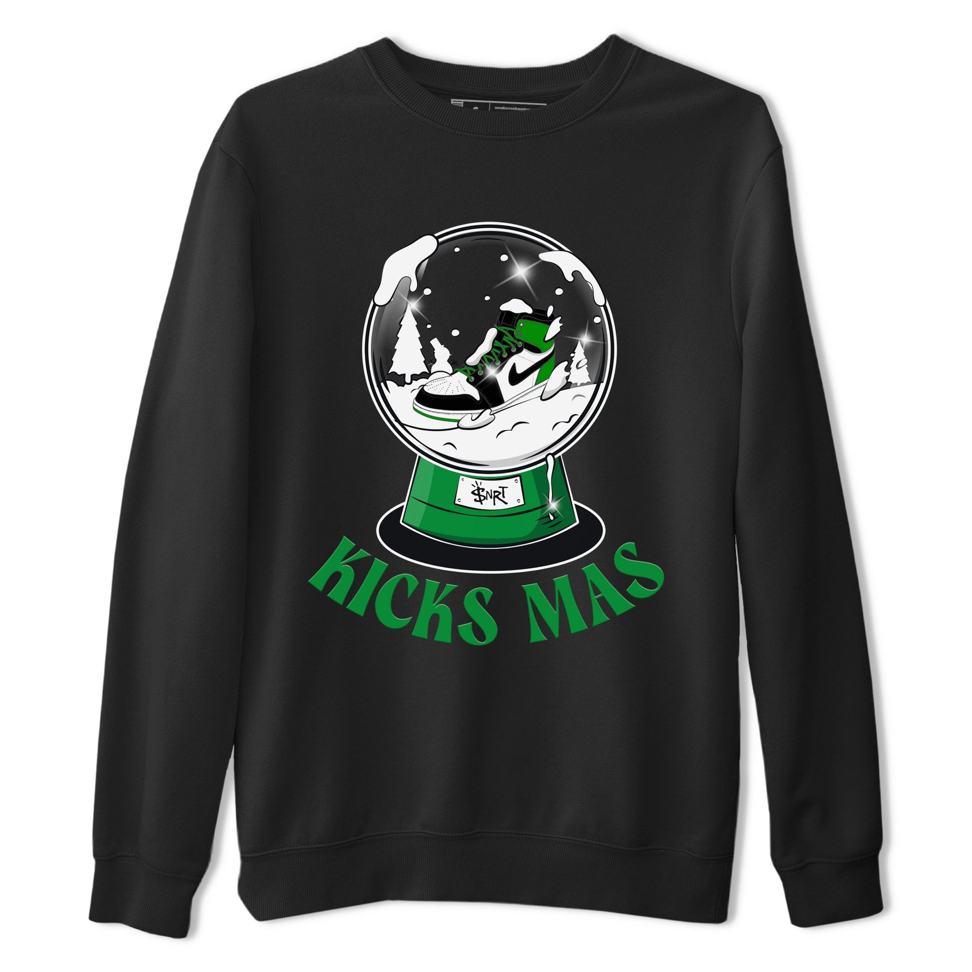 Air Jordan 1 Celtics shirt to match jordans Snow Ball sneaker tees Santa Gift AJ1 Celtics SNRT Sneaker Release Tees Unisex Black 2 T-Shirt
