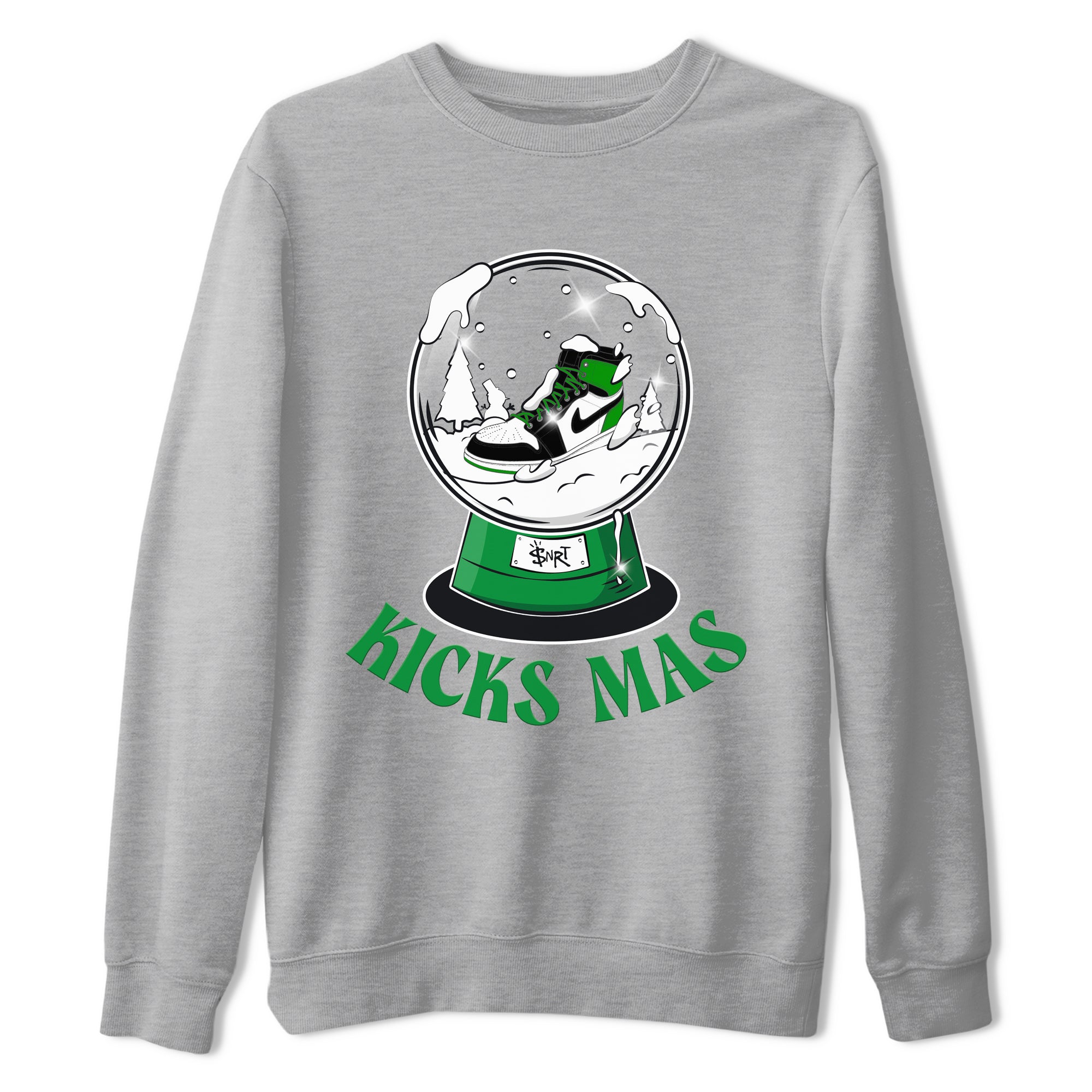 Air Jordan 1 Celtics shirt to match jordans Snow Ball sneaker tees Santa Gift AJ1 Celtics SNRT Sneaker Release Tees Unisex Heather Grey 2 T-Shirt
