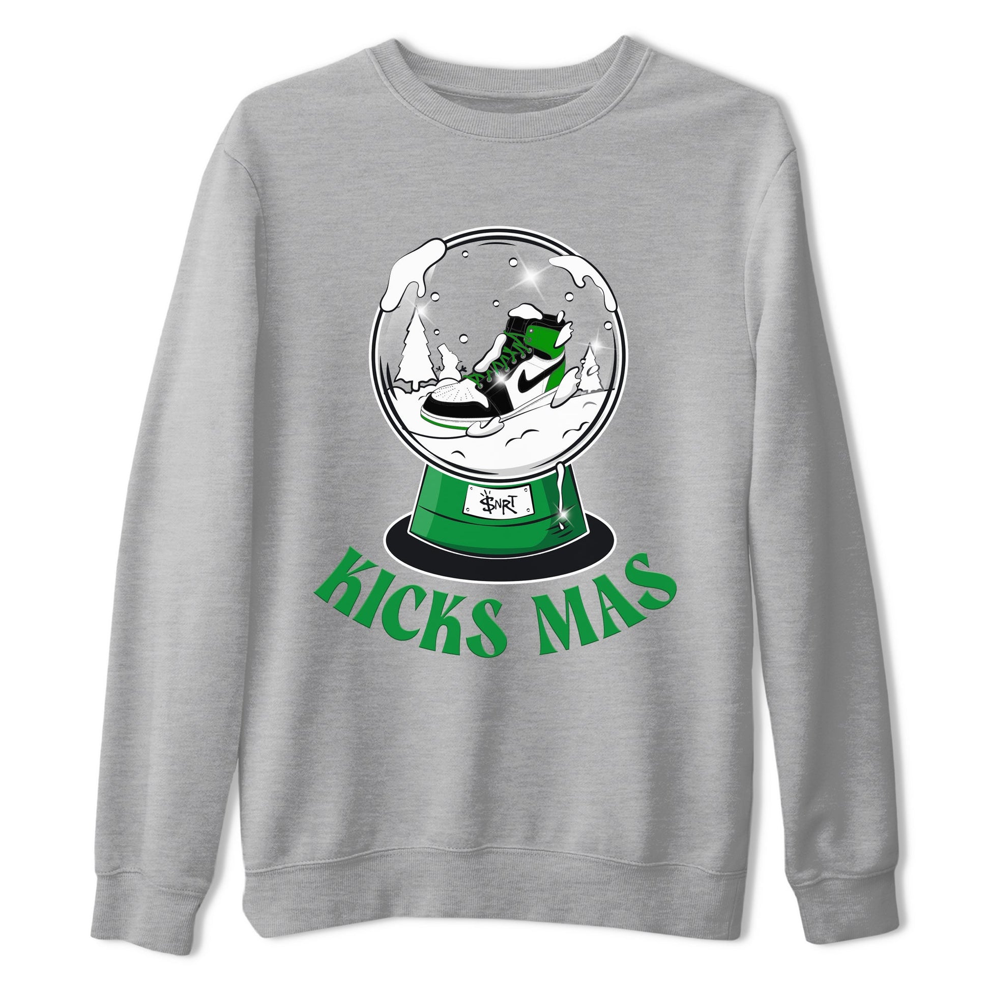 Air Jordan 1 Celtics shirt to match jordans Snow Ball sneaker tees Santa Gift AJ1 Celtics SNRT Sneaker Release Tees Unisex Heather Grey 2 T-Shirt