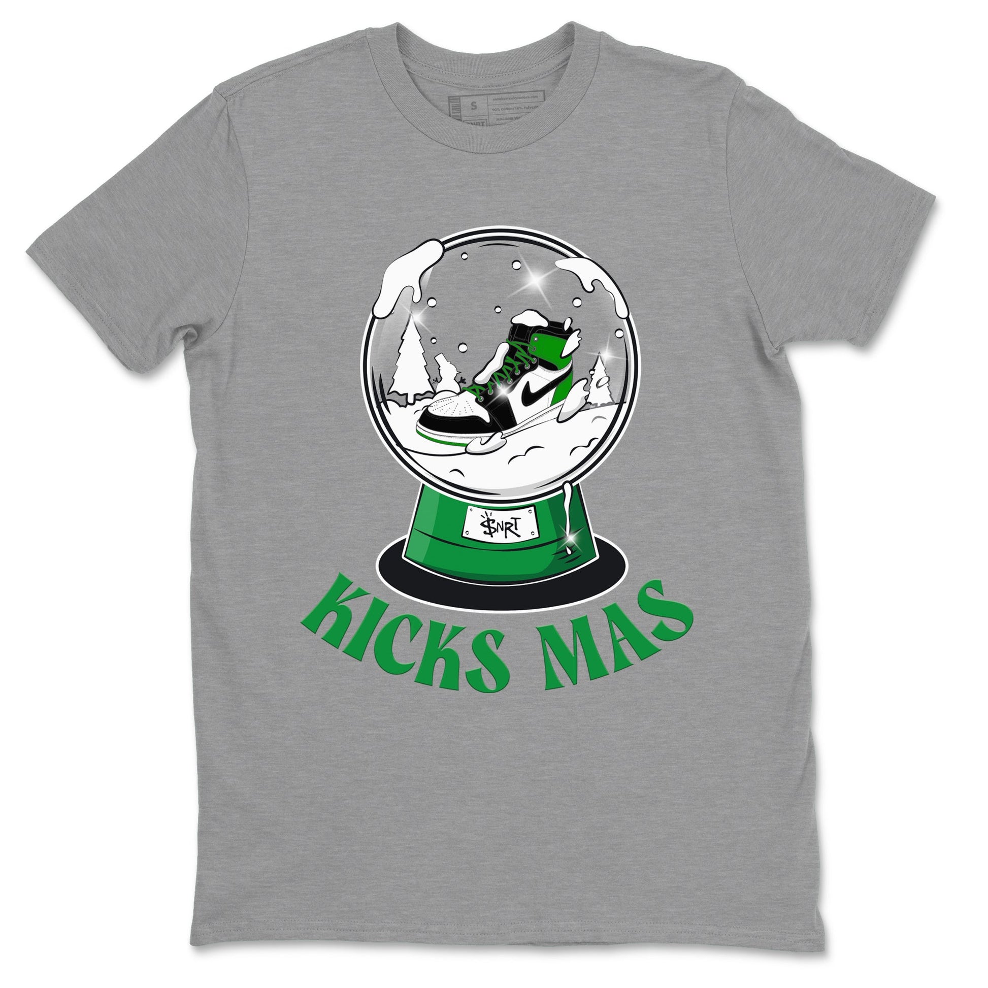 Air Jordan 1 Celtics shirt to match jordans Snow Ball sneaker tees Santa Gift AJ1 Celtics SNRT Sneaker Release Tees Unisex Heather Grey 2 T-Shirt