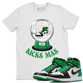 Air Jordan 1 Celtics shirt to match jordans Snow Ball sneaker tees Santa Gift AJ1 Celtics SNRT Sneaker Release Tees Unisex White 1 T-Shirt