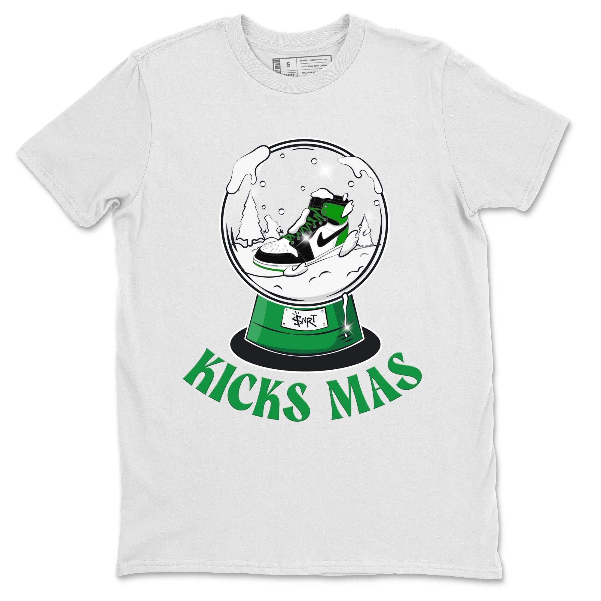 Air Jordan 1 Celtics shirt to match jordans Snow Ball sneaker tees Santa Gift AJ1 Celtics SNRT Sneaker Release Tees Unisex White 2 T-Shirt