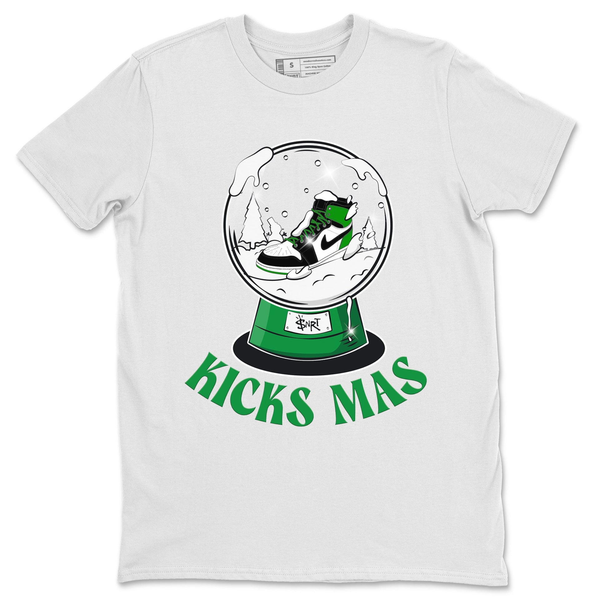 Air Jordan 1 Celtics shirt to match jordans Snow Ball sneaker tees Santa Gift AJ1 Celtics SNRT Sneaker Release Tees Unisex White 2 T-Shirt