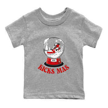 Air Jordan 1 Chicago shirt to match jordans Snow Ball sneaker tees Santa Gift AJ1 Chicago SNRT Sneaker Release Tees Baby Toddler Heather Grey 2 T-Shirt