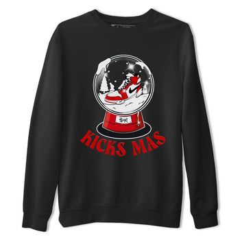 Air Jordan 1 Chicago shirt to match jordans Snow Ball sneaker tees Santa Gift AJ1 Chicago SNRT Sneaker Release Tees Unisex Black 2 T-Shirt