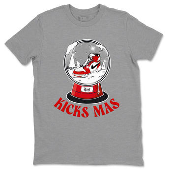 Air Jordan 1 Chicago shirt to match jordans Snow Ball sneaker tees Santa Gift AJ1 Chicago SNRT Sneaker Release Tees Unisex Heather Grey 2 T-Shirt