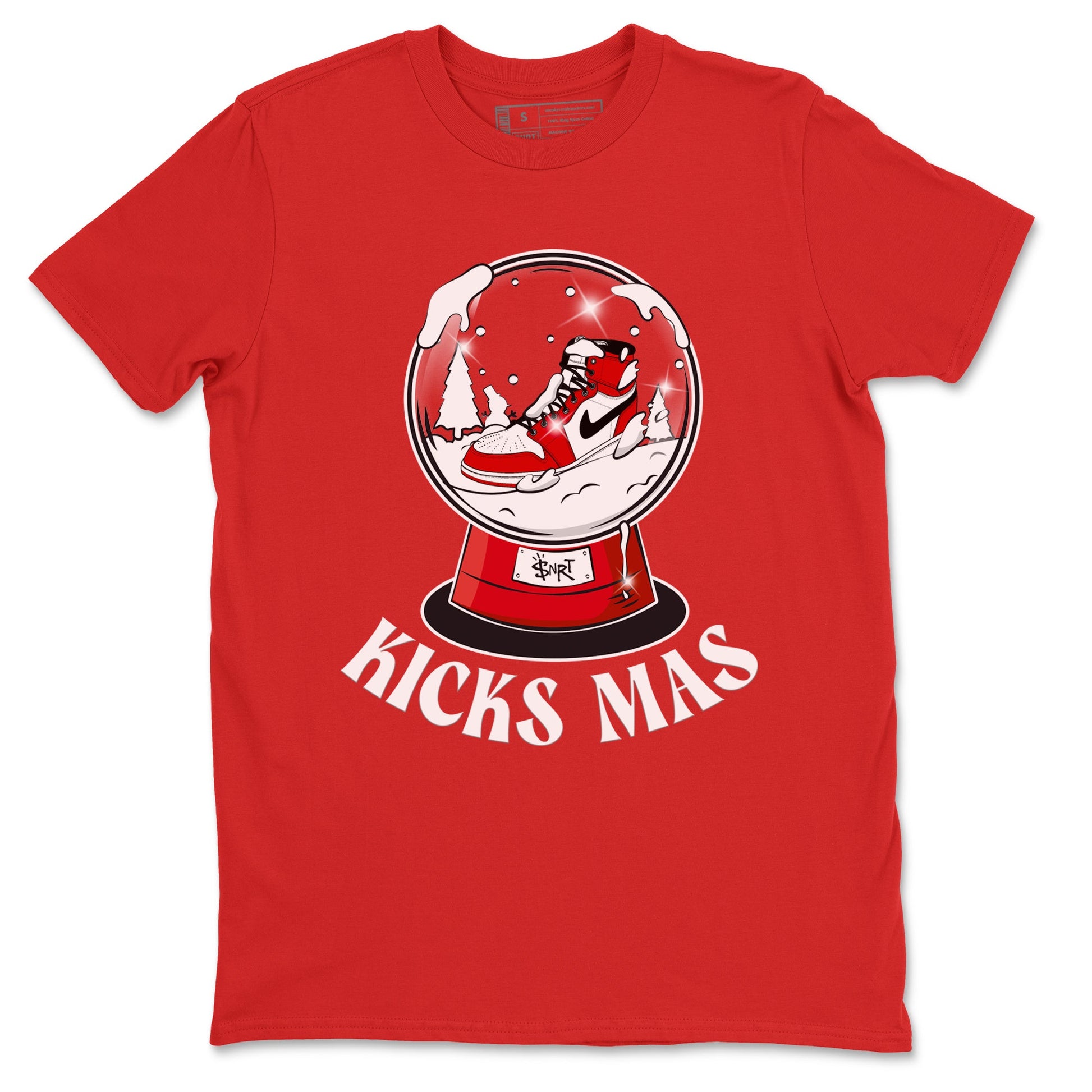 Air Jordan 1 Chicago shirt to match jordans Snow Ball sneaker tees Santa Gift AJ1 Chicago SNRT Sneaker Release Tees Unisex Red 2 T-Shirt