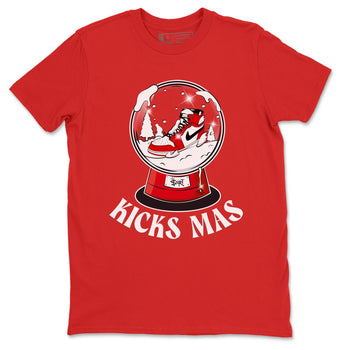 Air Jordan 1 Chicago shirt to match jordans Snow Ball sneaker tees Santa Gift AJ1 Chicago SNRT Sneaker Release Tees Unisex Red 2 T-Shirt