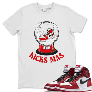 Air Jordan 1 Chicago shirt to match jordans Snow Ball sneaker tees Santa Gift AJ1 Chicago SNRT Sneaker Release Tees Unisex White 1 T-Shirt