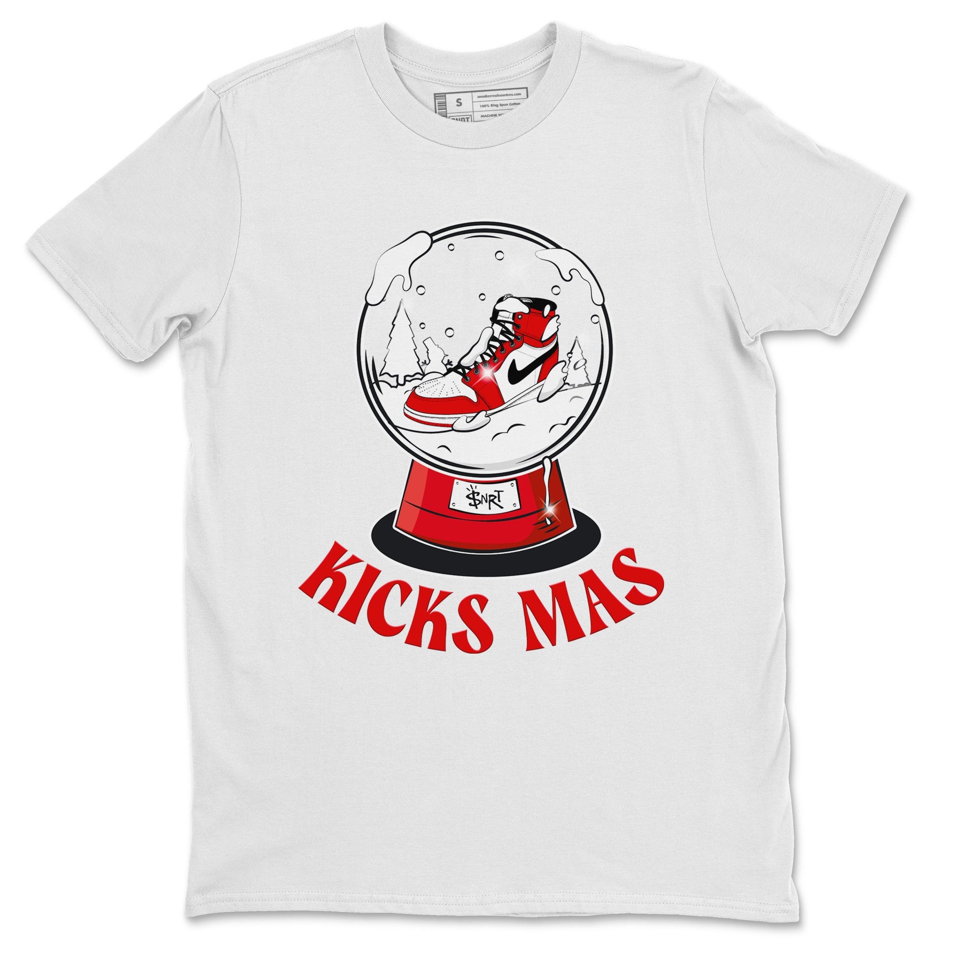 Air Jordan 1 Chicago shirt to match jordans Snow Ball sneaker tees Santa Gift AJ1 Chicago SNRT Sneaker Release Tees Unisex White 2 T-Shirt