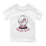 Air Jordan 1 Mauve shirt to match jordans Snow Ball sneaker tees Christmas Outfit AJ1 Mauve SNRT Sneaker Release Tees Baby Toddler White 2 T-Shirt