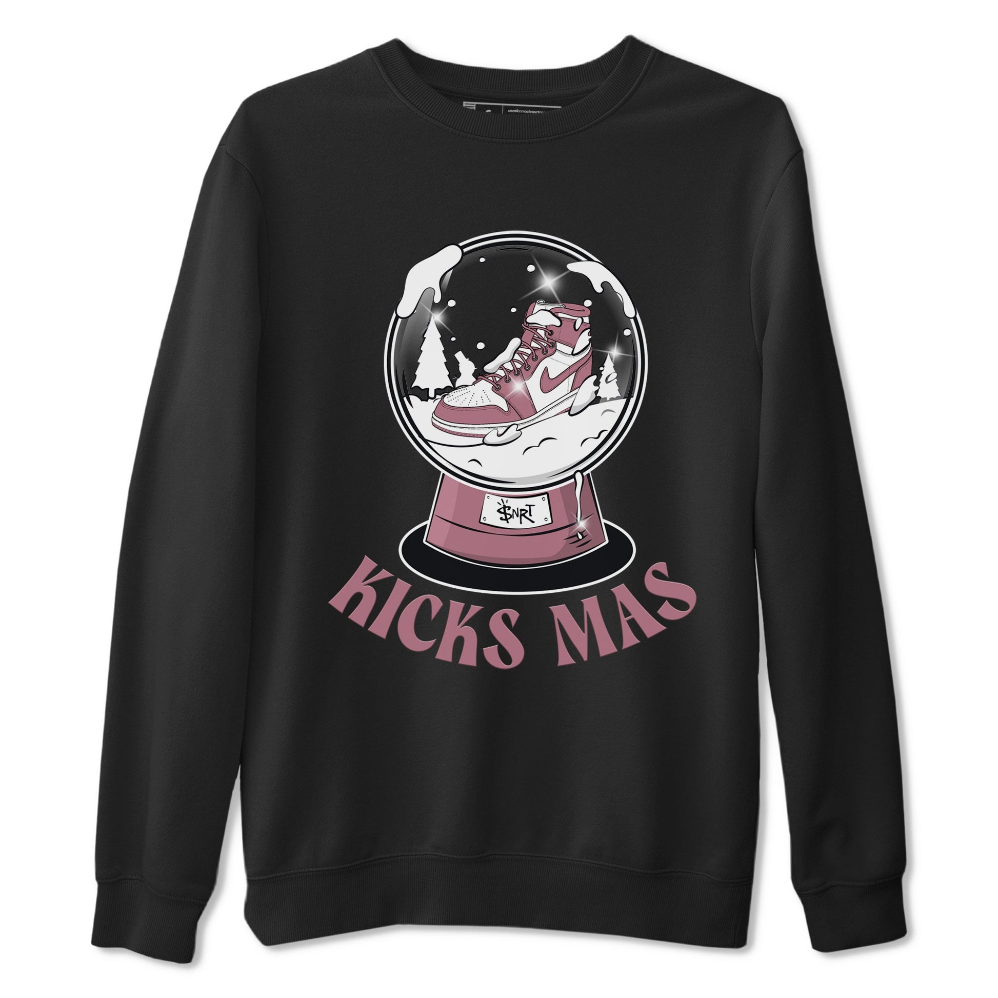 Air Jordan 1 Mauve shirt to match jordans Snow Ball sneaker tees Christmas Outfit AJ1 Mauve SNRT Sneaker Release Tees Unisex Black 2 T-Shirt