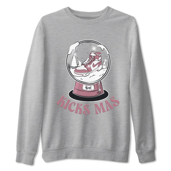 Air Jordan 1 Mauve shirt to match jordans Snow Ball sneaker tees Christmas Outfit AJ1 Mauve SNRT Sneaker Release Tees Unisex Heather Grey 2 T-Shirt