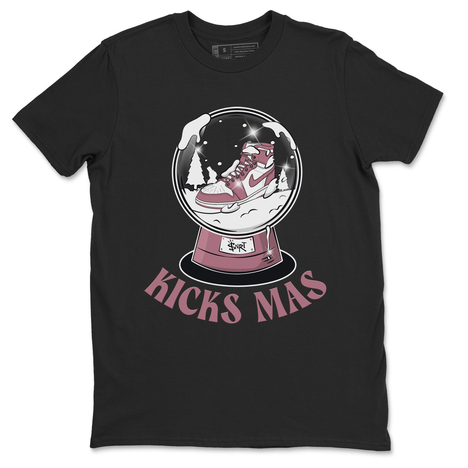 Air Jordan 1 Mauve shirt to match jordans Snow Ball sneaker tees Christmas Outfit AJ1 Mauve SNRT Sneaker Release Tees Unisex Black 2 T-Shirt