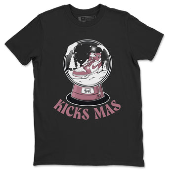 Air Jordan 1 Mauve shirt to match jordans Snow Ball sneaker tees Christmas Outfit AJ1 Mauve SNRT Sneaker Release Tees Unisex Black 2 T-Shirt