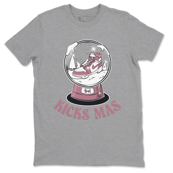 Air Jordan 1 Mauve shirt to match jordans Snow Ball sneaker tees Christmas Outfit AJ1 Mauve SNRT Sneaker Release Tees Unisex Heather Grey 2 T-Shirt
