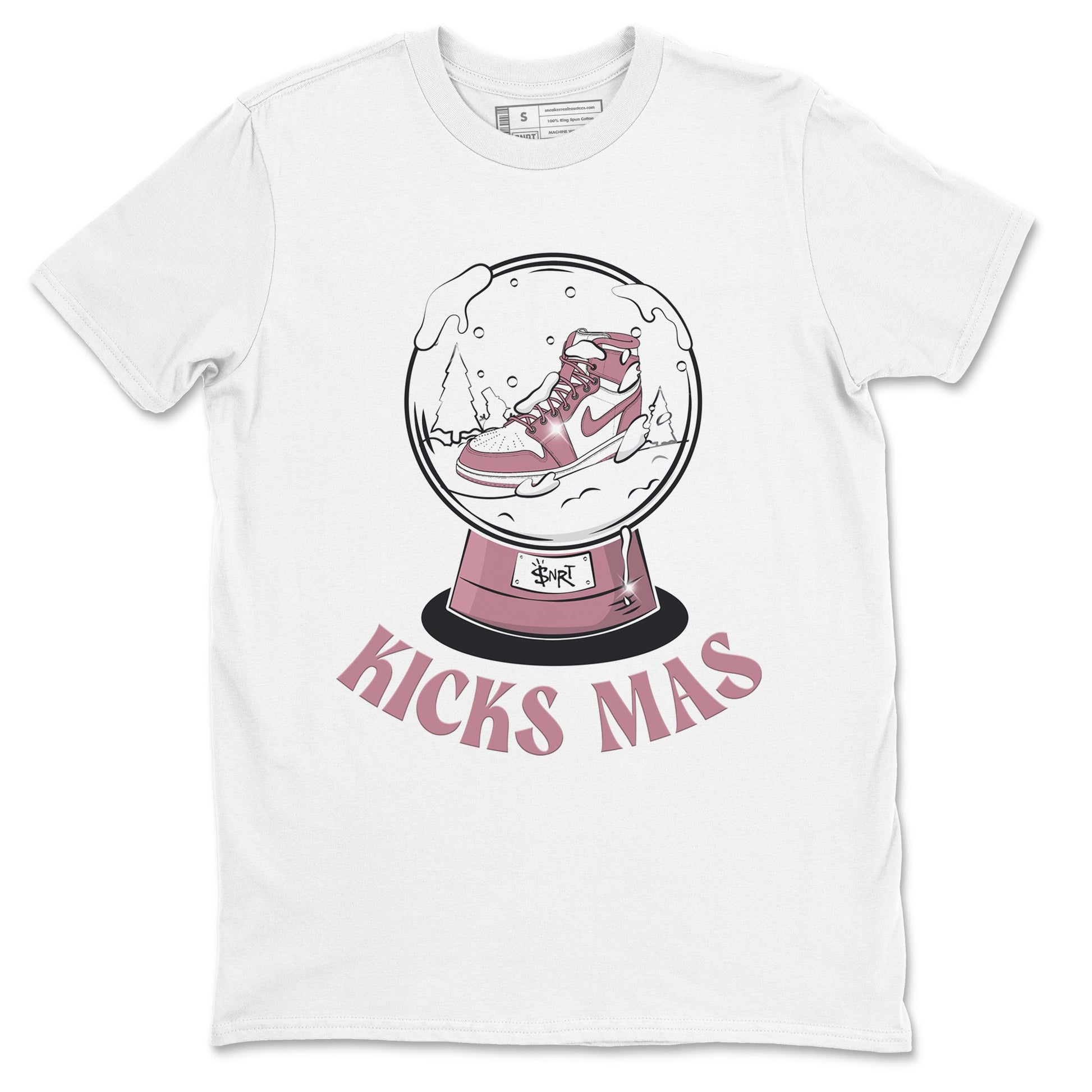 Air Jordan 1 Mauve shirt to match jordans Snow Ball sneaker tees Christmas Outfit AJ1 Mauve SNRT Sneaker Release Tees Unisex White 2 T-Shirt