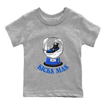 Air Jordan 1 Royal Reimagined shirt to match jordans Snow Ball sneaker tees Christmas Outfit AJ1 Royal Reimagined SNRT Sneaker Release Tees Baby Toddler Heather Grey 2 T-Shirt