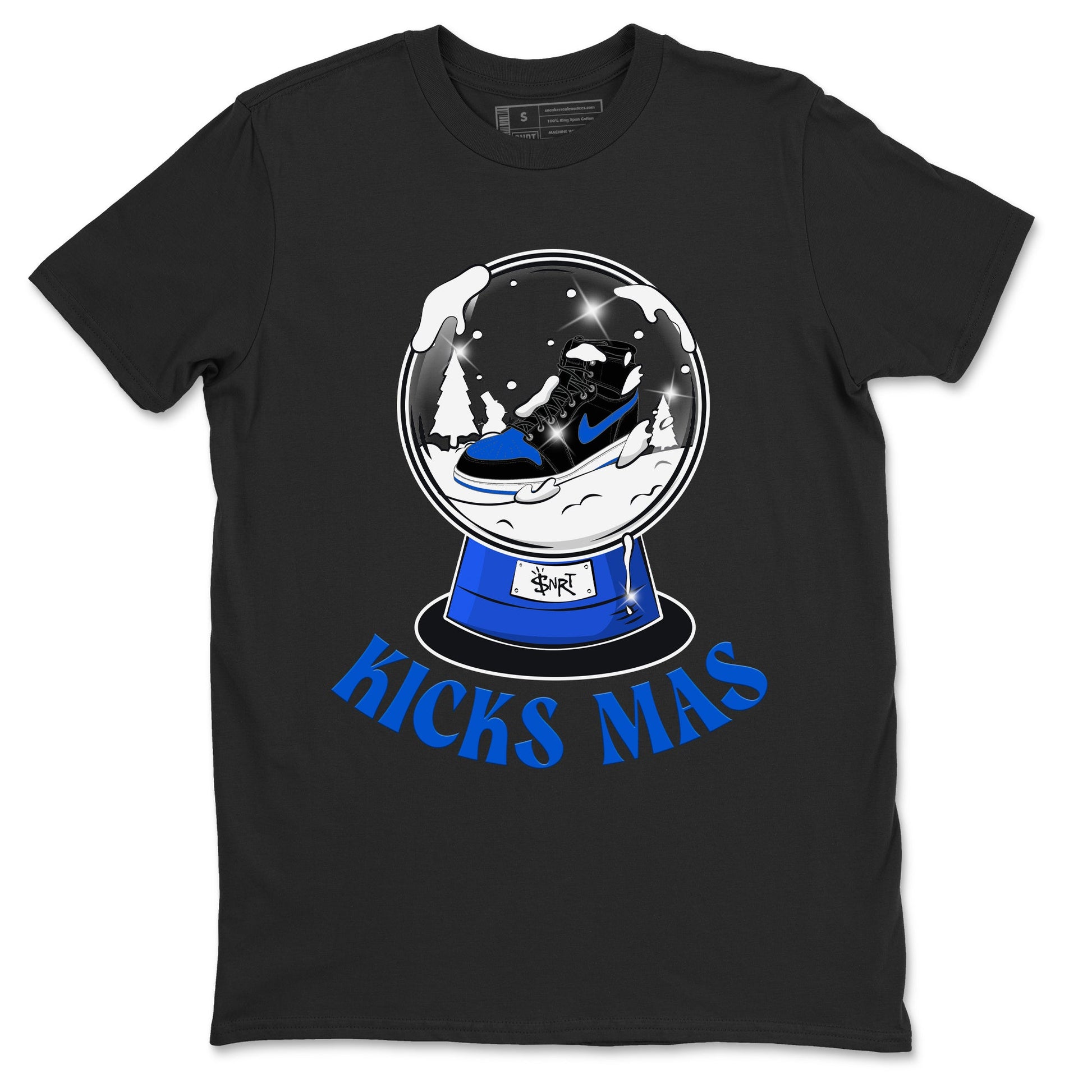 Air Jordan 1 Royal Reimagined shirt to match jordans Snow Ball sneaker tees Christmas Outfit AJ1 Royal Reimagined SNRT Sneaker Release Tees Unisex Black 2 T-Shirt