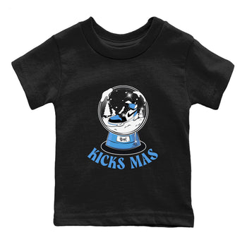 Air Jordan 1 UNC Toe shirt to match jordans Snow Ball sneaker tees Santa Gift AJ1 UNC Toe SNRT Sneaker Release Tees Baby Toddler Black 2 T-Shirt