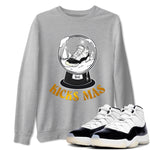 Air Jordan 11 Gratitude shirt to match jordans Snow Ball sneaker tees Christmas Outfit AJ11 Gratitude SNRT Sneaker Release Tees Unisex Heather Grey 1 T-Shirt
