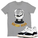 Air Jordan 11 Gratitude shirt to match jordans Snow Ball sneaker tees Christmas Outfit AJ11 Gratitude SNRT Sneaker Release Tees Unisex Heather Grey 1 T-Shirt